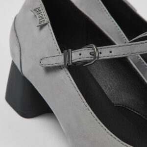 Katie Gray nubuck Mary Jane heels