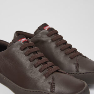 Peu Touring Burgundy leather sneakers for women
