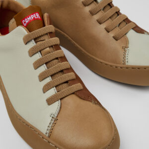 Twins Multicolored leather sneakers for women