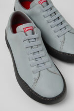 Peu Touring Gray Leather Sneaker for Women.