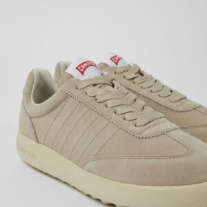 Pelotas XLF Beige Nubuck Sneakers for Women.