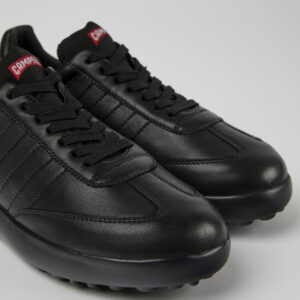 Pelotas XLF Black Leather and Textile Sneakers for Women.