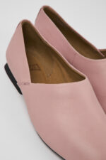 Casi Myra Pink leather ballerinas for women