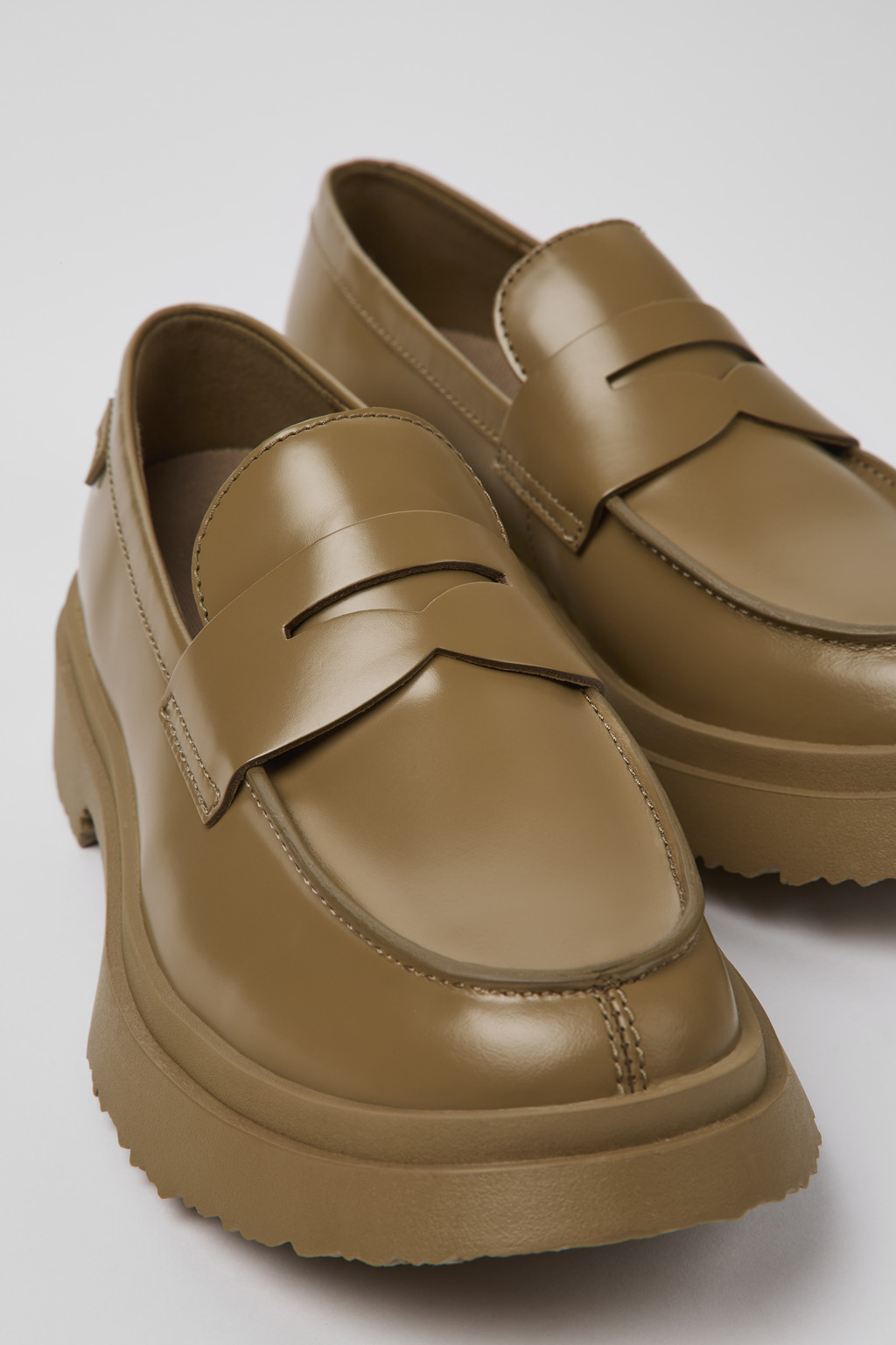 Walden Brown Leather Loafer for Women