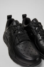 Drift Black leather sneakers for women