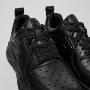 Drift Black leather sneakers for women