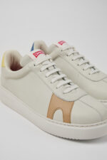 Twins Multicolor Leather Sneakers for Women.