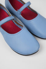 Right Blue Leather Mary Jane for Women