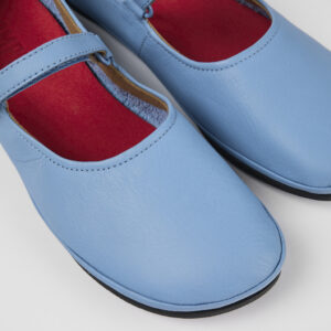 Right Blue Leather Mary Jane for Women