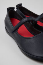 Right Blue Leather Women's Shoes.