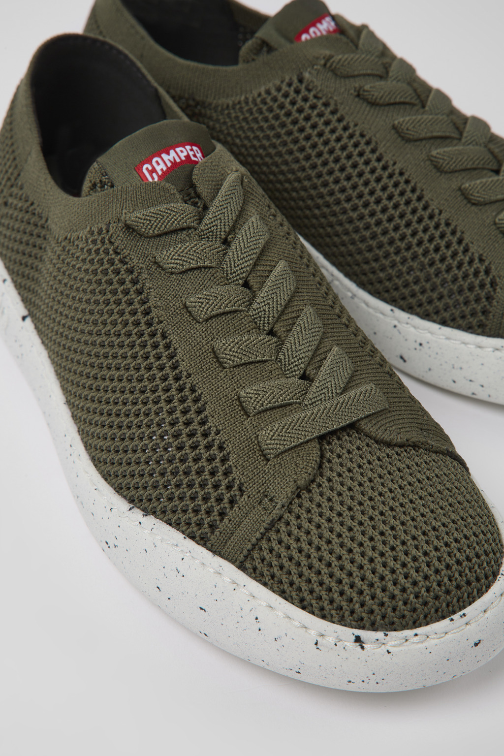 Peu Touring Green textile sneakers for women