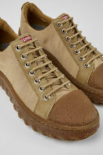 Ground MICHELIN Beige textile and leather shoes for women