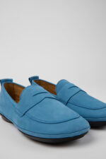 Right Blue nubuck shoes for women