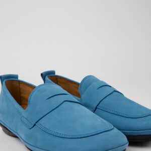 Right Blue nubuck shoes for women