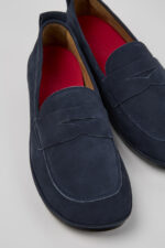 Right Blue Nubuck Women's Shoe.