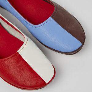 Twins Multicolored leather shoes for women