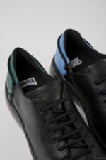 Twins Black leather sneakers for women