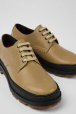 Brutus Trek MICHELIN Beige leather shoes for women