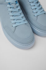 Runner K21 Blue leather sneakers for women