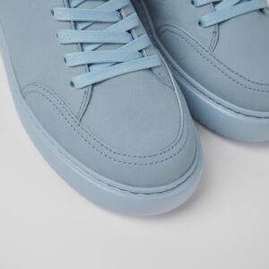 Runner K21 Blue leather sneakers for women