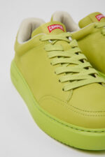 Runner K21 Green leather sneakers for women