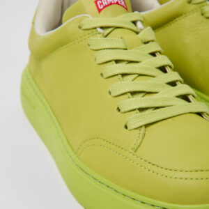 Runner K21 Green leather sneakers for women