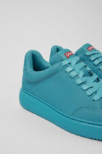 Runner K21 Blue leather sneakers for women