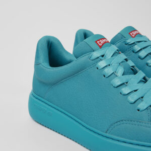 Runner K21 Blue leather sneakers for women