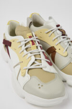 Twins Multicolored leather and textile sneakers for women