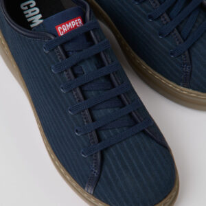 Runner Up Blue recycled leather sneakers for women