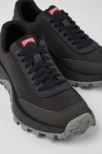 Drift Trail Black textile and nubuck sneakers for women