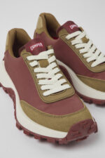 Drift Trail VIBRAM Red Textile/Nubuck Sneaker for Women