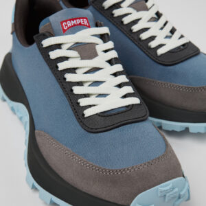 Drift Trail VIBRAM Gray textile and nubuck sneakers for women