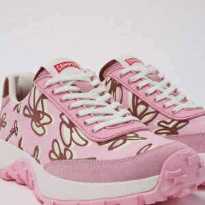 Drift Trail VIBRAM Multicolor Recycled PET and Nubuck Women's Sneakers.