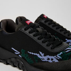 Twins Multicolor Recycled PET and Leather Sneakers for Women.