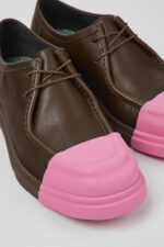 Junction Brown Leather Shoes for Women.