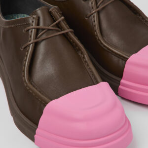 Junction Brown Leather Shoes for Women.