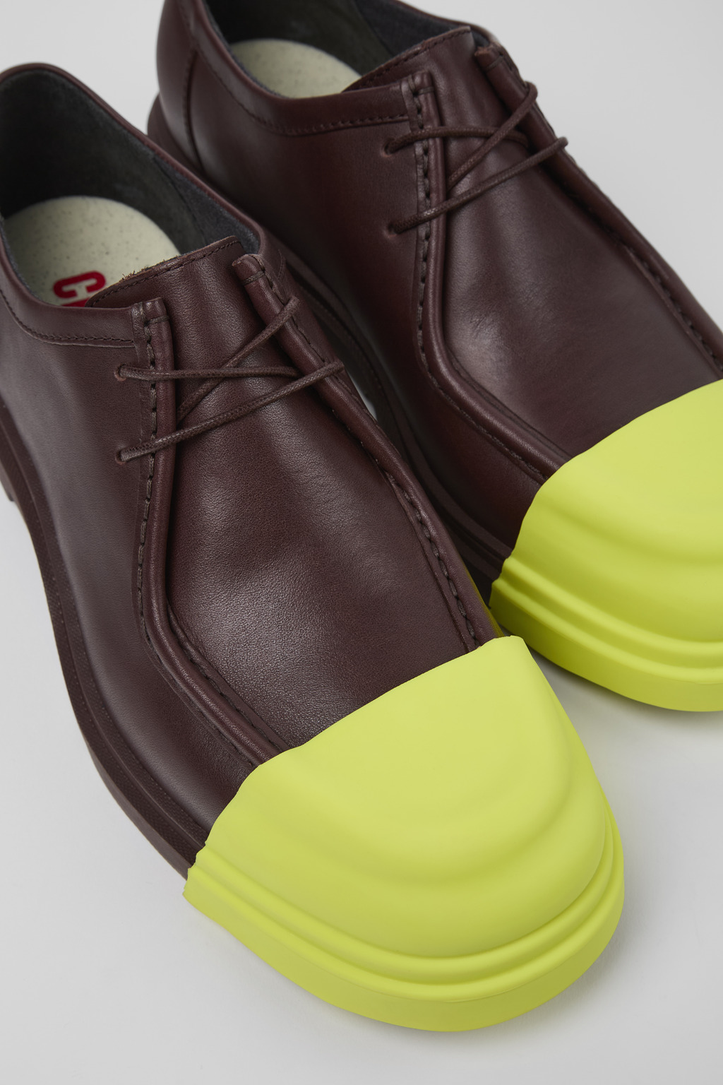 Junction Burgundy leather shoes for women