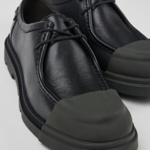 Junction Black Leather Women's Shoe.