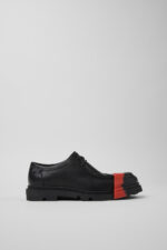 Junction Black Leather Women's Shoe.