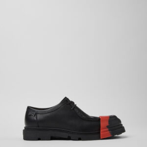 Junction Black Leather Women's Shoe.