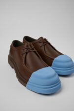 Junction Brown Leather Shoes for Women.