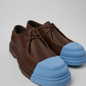 Junction Brown Leather Shoes for Women.