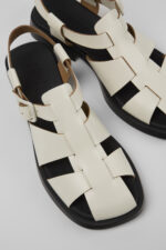 Dana White Leather Sandal for Women