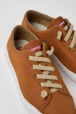 Peu Touring Brown textile sneakers for women