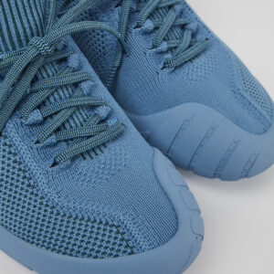 Path Blue textile sneakers for women