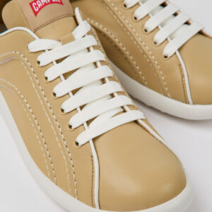 Pelotas XLite Beige leather sneakers for women