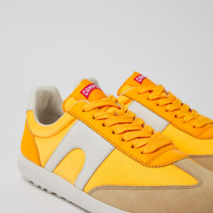 Pelotas XLite Orange leather and textile sneakers for women