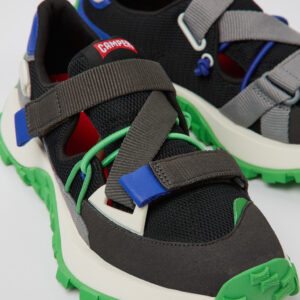 Twins Multicolored Textile/Leather Sneaker for Women