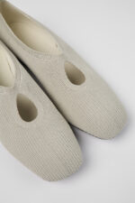 Casi Myra Gray one-piece knit ballerinas for women